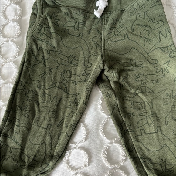 Carter's Green Dinosaur Hoodie Set - Picture 6 of 9